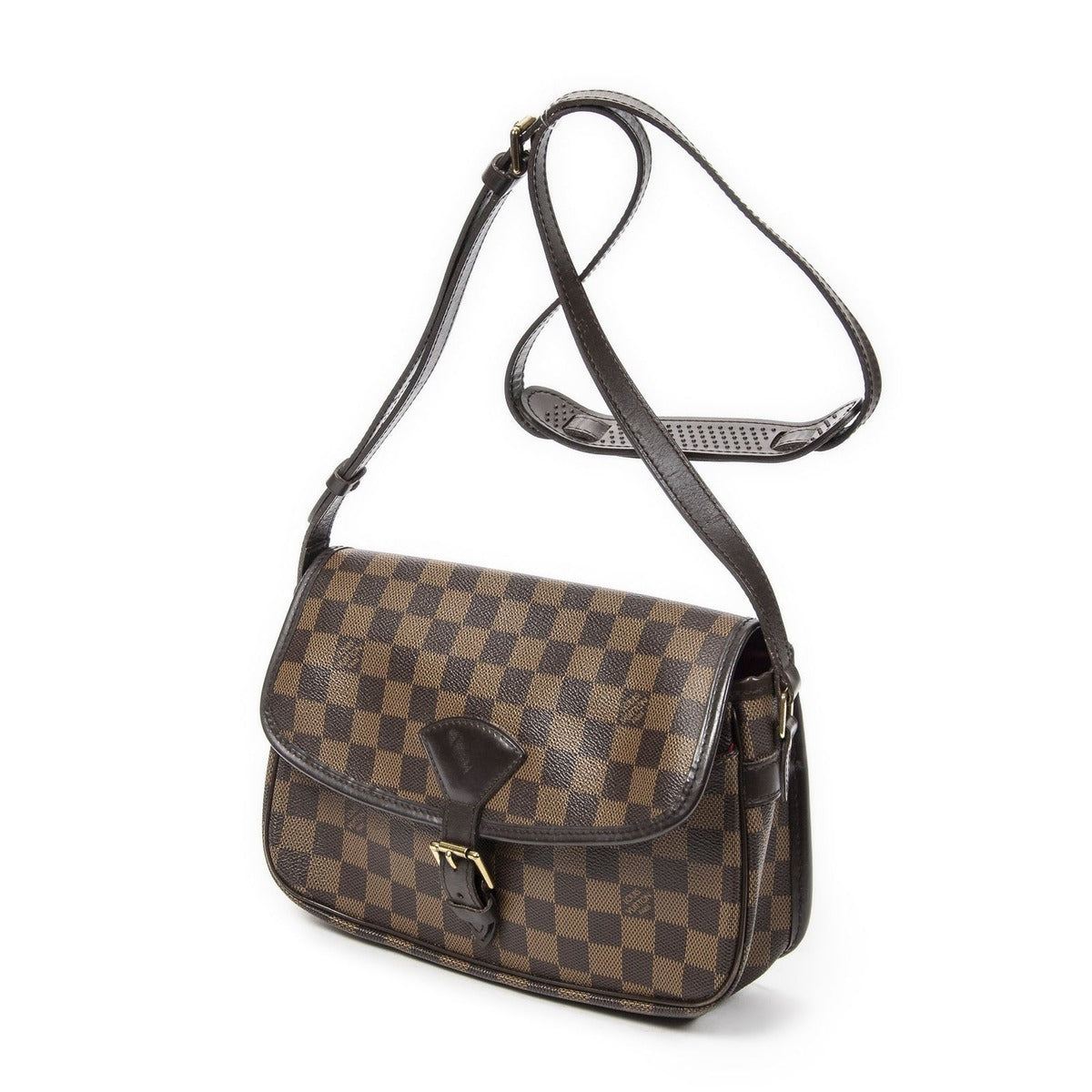 Louis Vuitton Sologne Brown Damier Ebene Shoulder Bag — view 2
