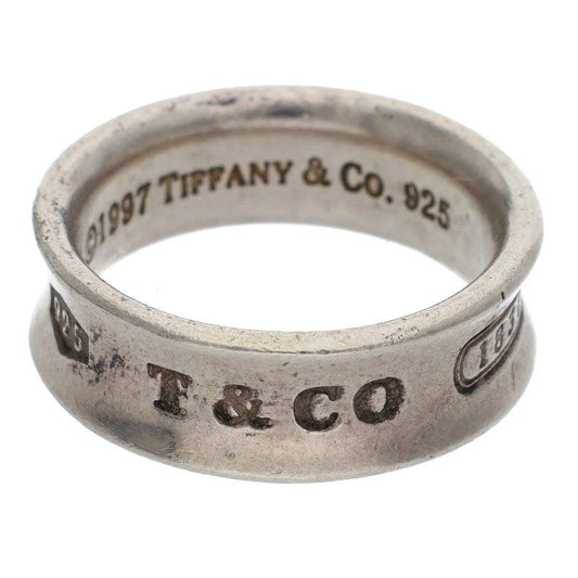Tiffany & Co 1837 Silver Narrow Ring Men's Size 15