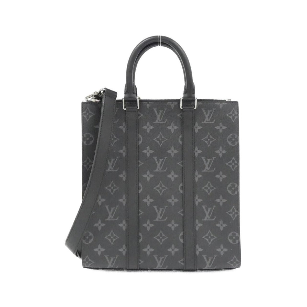 Louis Vuitton Monogram Eclipse Sac Plat Cross Bag