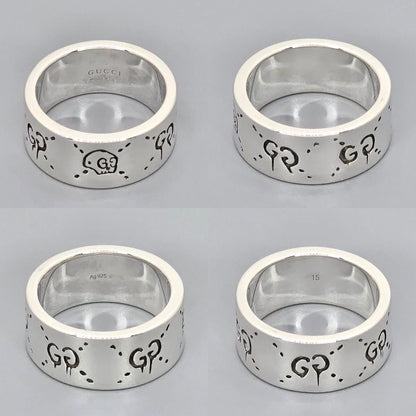 Gucci Ghost Ring Wide Star Silver — view 5