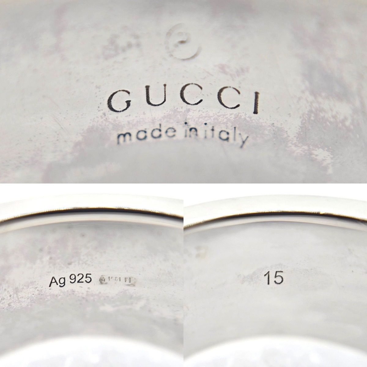 Gucci Ghost Ring Wide Star Silver — view 8