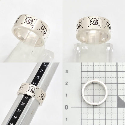 Gucci Ghost Ring Wide Star Silver — view 9