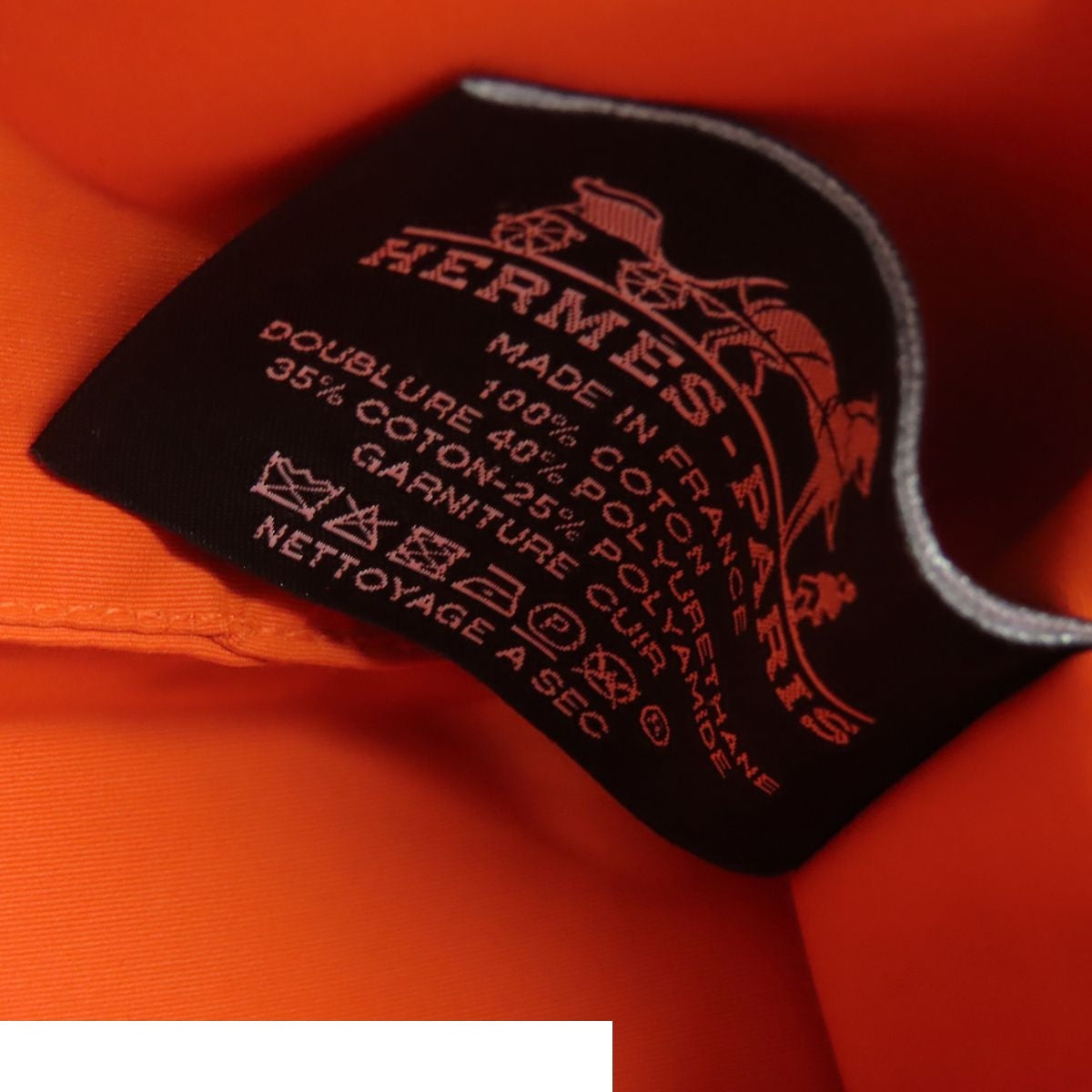 Hermes Bolide Pouch Mini Hibiscus Pink Silver Cotton Displayed — view 6