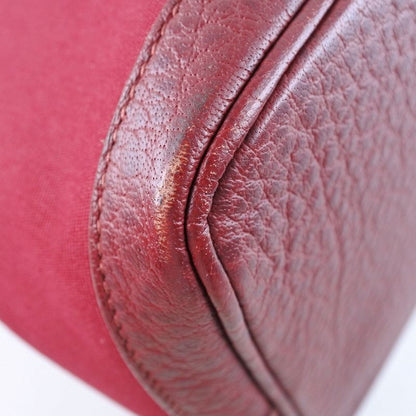 Hermes Garden Party PM Toile Officier Red □L Ladies Handbag