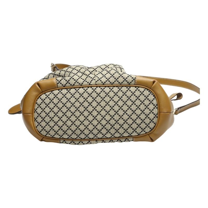 Gucci 247902 2-way Shoulder Bag Diamante Tote Bag Gucci Beige And Brown