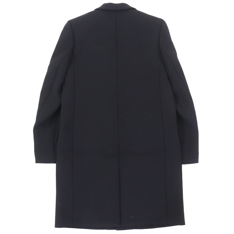 Bottega Veneta 2021 668813 V Logo Button Wool Single Coat Black 38 Made In