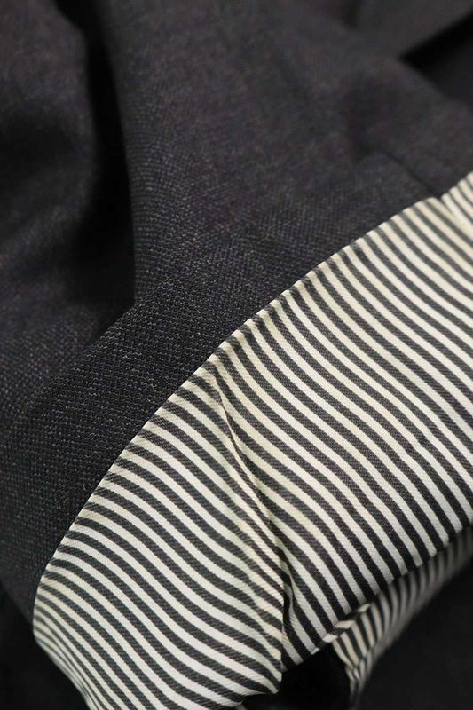 Celine 2v046675d Wool Canvas Short Tailored Jacket Men's 50