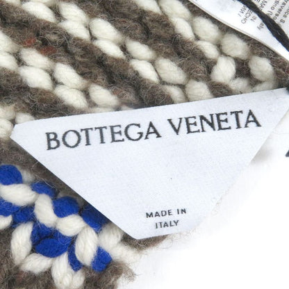Bottega Veneta 2022 718051 Thick Wool Knit Scarf Brown Genuine