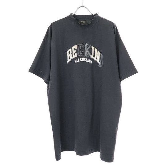Balenciaga 23aw Be Kind Tee Oversize D T-Shirt 739028 Tpvd5 Charcoal 3