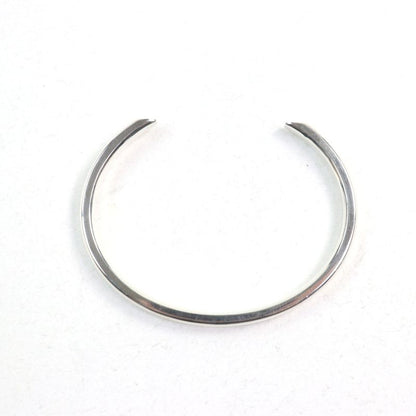 Tiffany & Co Makers' Narrow Ag925 Logo Engraved Bangle Silver Weight 16.06g
