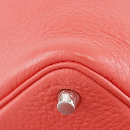 Hermes Picotin Lock 18 PM Taurillon Clemence Rouge Pivoine Pink/silver Hardware