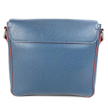 Louis Vuitton Shoulder Bag Romain PM NM M30623 Taiga Leather Océan Navy