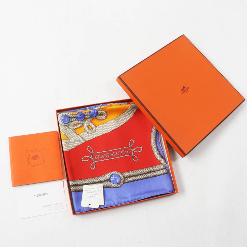 Hermes Carré 90 Galons Et Brandebourgs Decorative Cord And Brandenburg