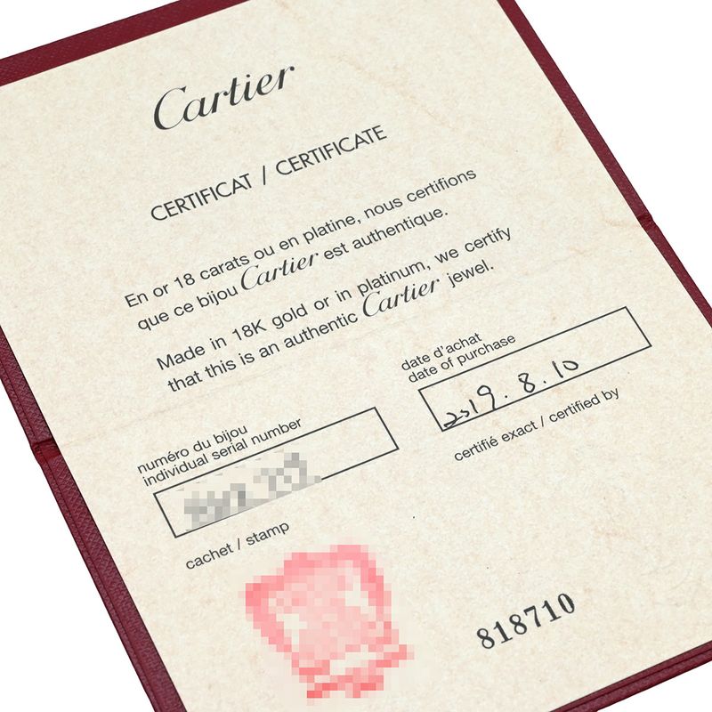 Cartier Bracelet Love Bracelet Half Diamond 6p Diamond 18k Pink Gold Diamond