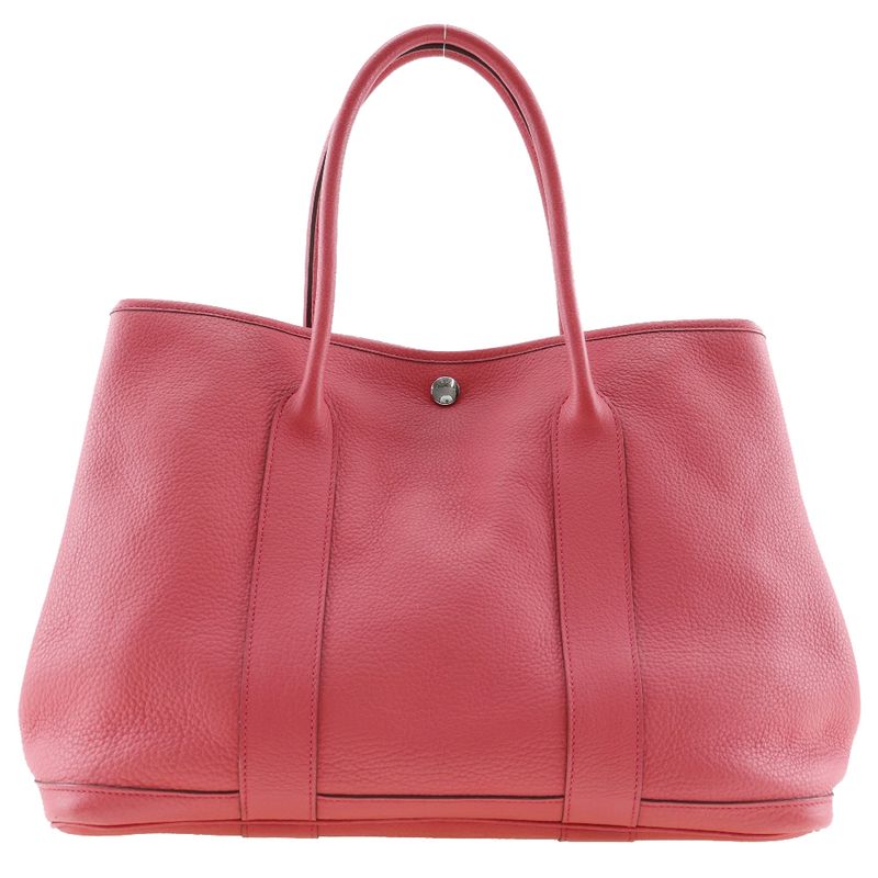 Hermes Garden Party PM Country Bougainvillea Pink □N Ladies Tote Bag