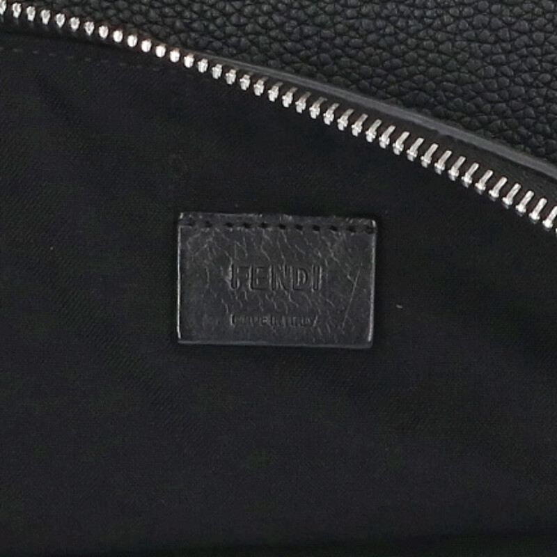 Fendi 7n0136 Logo Embo Scuff Zar Clutch Bag Men's