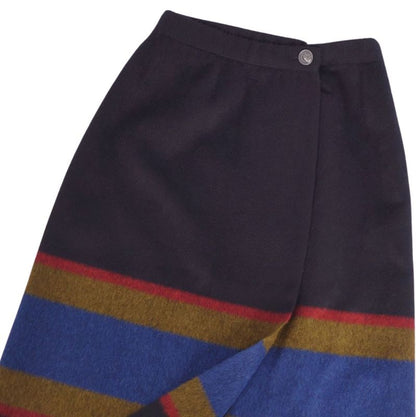 Vintage Hermes Skirt Wrap Skirt Alpaca