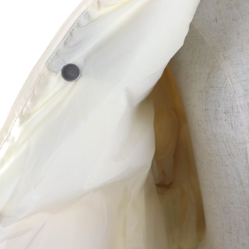 Gucci 683216 Short Length 2WAY Down Vest Bomber Jacket Down Jacket Ivory 36