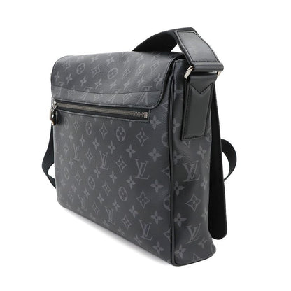 Louis Vuitton Monogram Eclipse District MM NM Shoulder Bag Black M44001 90295932