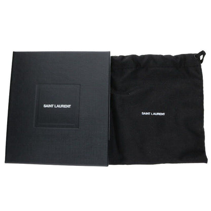 Saint Laurent Paris 485466 Cassandra Logo Leather Bracelet Men's L 17