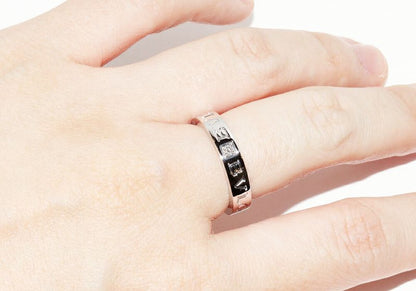 Bulgari Ring 18K White Gold Diamond 1p(004ct) Bzero1 Ring (double Logo Ring )