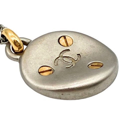 Chanel Necklace 1998 Medallion Silver