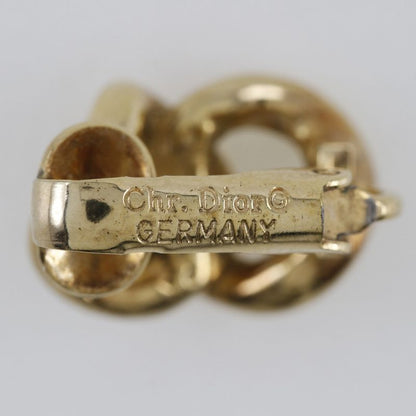 [dior] Christian Dior Vintage Gold Plated Ladies 5.2g Earring