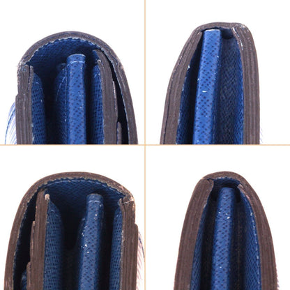 Louis Vuitton Epi Portefeuille Sara Bifold Long Wallet M60585 Andigo Blue