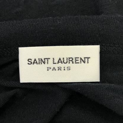 Saint Laurent Paris Damaged Logo Print T-Shirt 510086 Yb2pj Black S