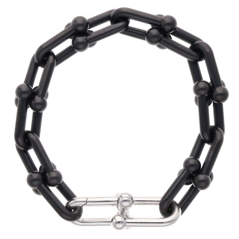 Tiffany & Co Hardwear Hardware Large Link Titanium Bracelet Men's M