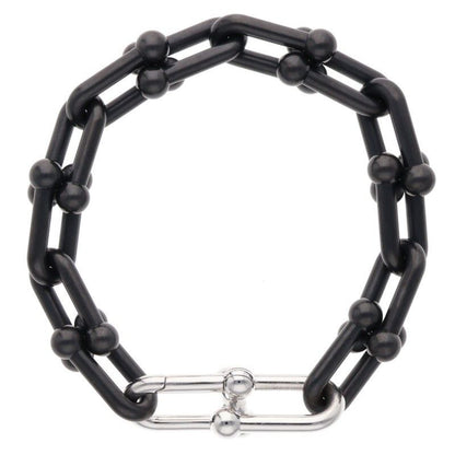 Tiffany & Co Hardwear Hardware Large Link Titanium Bracelet Men's M