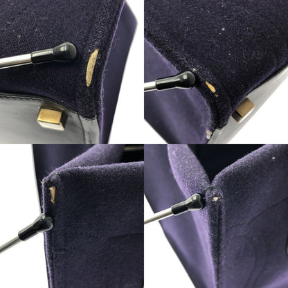 Celine Phoebe Philo Phoebe Luggage Phantom Felt Handbag - Navy - Women