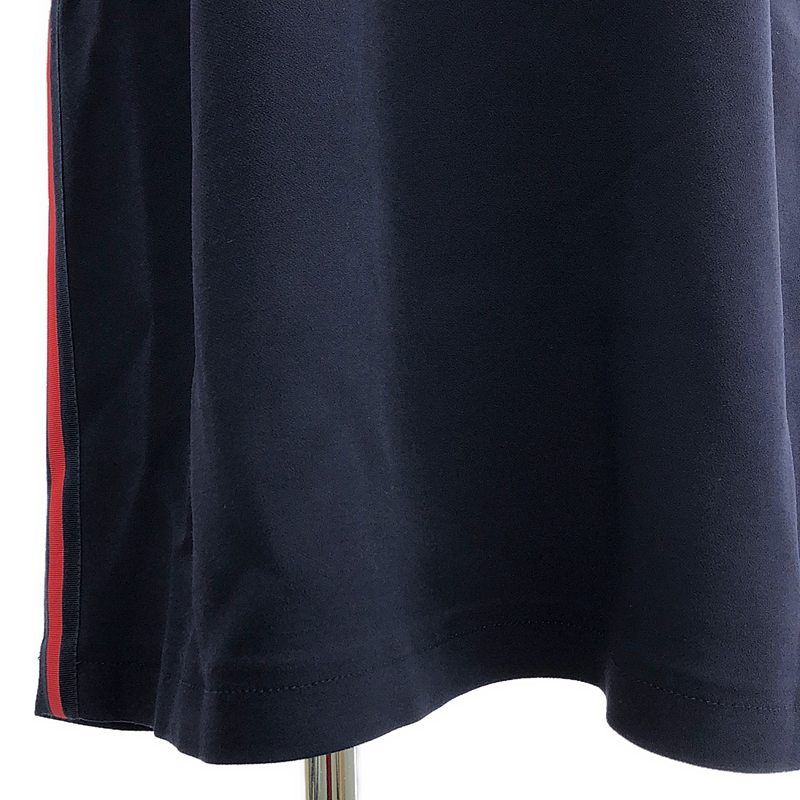 Gucci | 2018aw | Alessandro Michele Period Sherry Line Rayon Dress | 42 | Navy