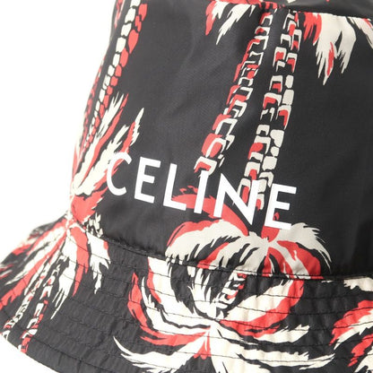 Celine Hat Size S Aloha Palm Tree Nylon Bucket Hat Made In France 20250611