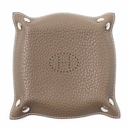 Hermes Vid Poche Mini Meuse Et Loulance Desk Taurillon Clemence Silver