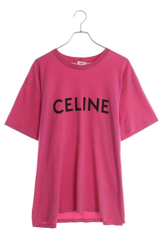 Celine By Edith Liman 2x681501f Logo Print Loose Fit T-shirt Men's L