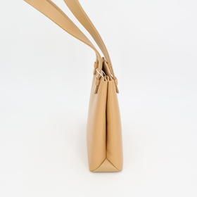 Chanel Logo Tote Shoulder Bag Semi Shoulder Leather