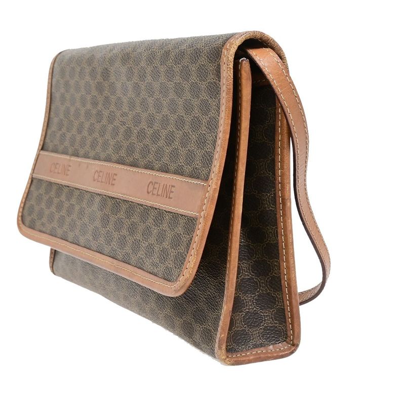 Celine Shoulder Bag Macadam Pattern 2WAY Clutch Bag 62ka754