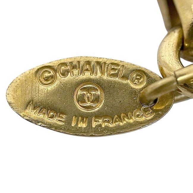 Chanel Key Holder Gold Coco Mark Excellent Condition GP Preowned Chanel
