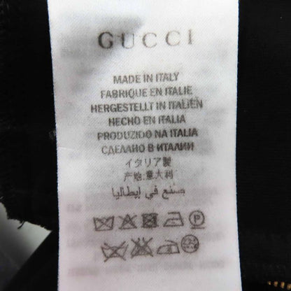 Gucci 445275 Ruffle Design With GG Pearl Buttons Ribbon Short Sleeves Dress