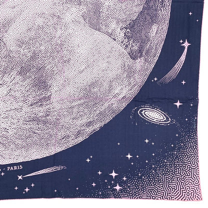 Hermes Carre Geant Carre 140 Clair DE LUNE Scarf Large Shawl Cashmere Silk Rose