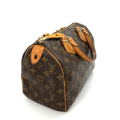 Louis Vuitton Speedy 25 Handbag Monogram Canvas M41528 Sp0053 Mini Boston Old