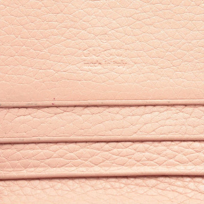 Gucci Animalier Bee Blind For Love Leather Compact Wallet 460185 Pink Made In