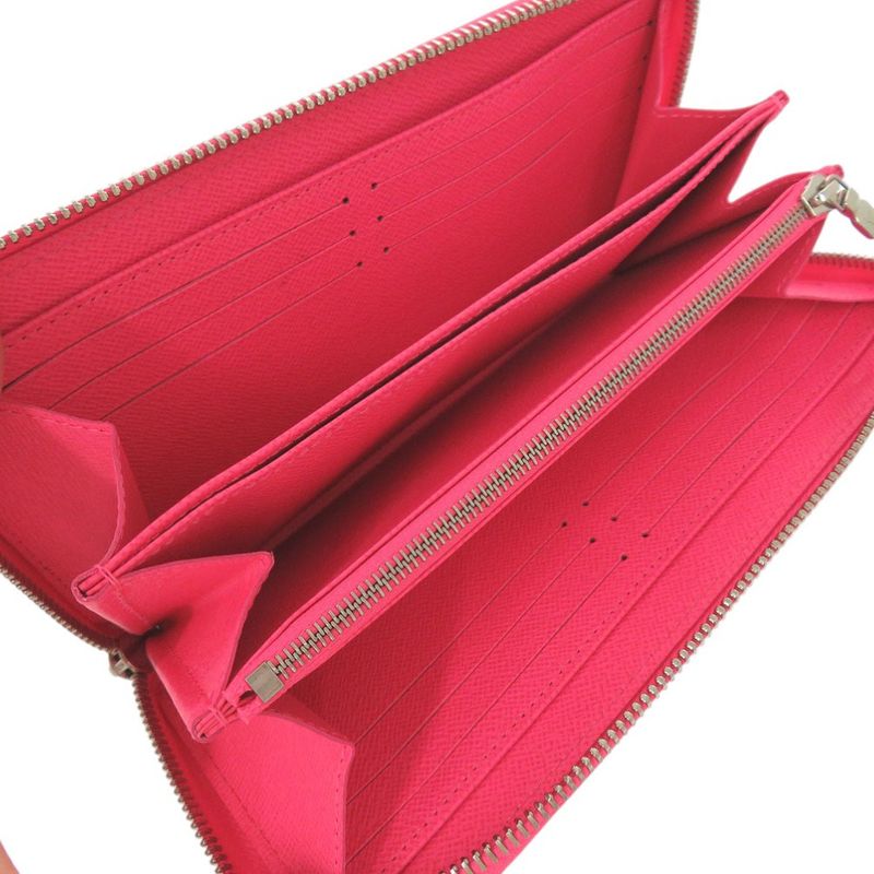 Louis Vuitton Epi Leather Round Zip Wallet Zippy Wallet M80113 Long Wallet Pink