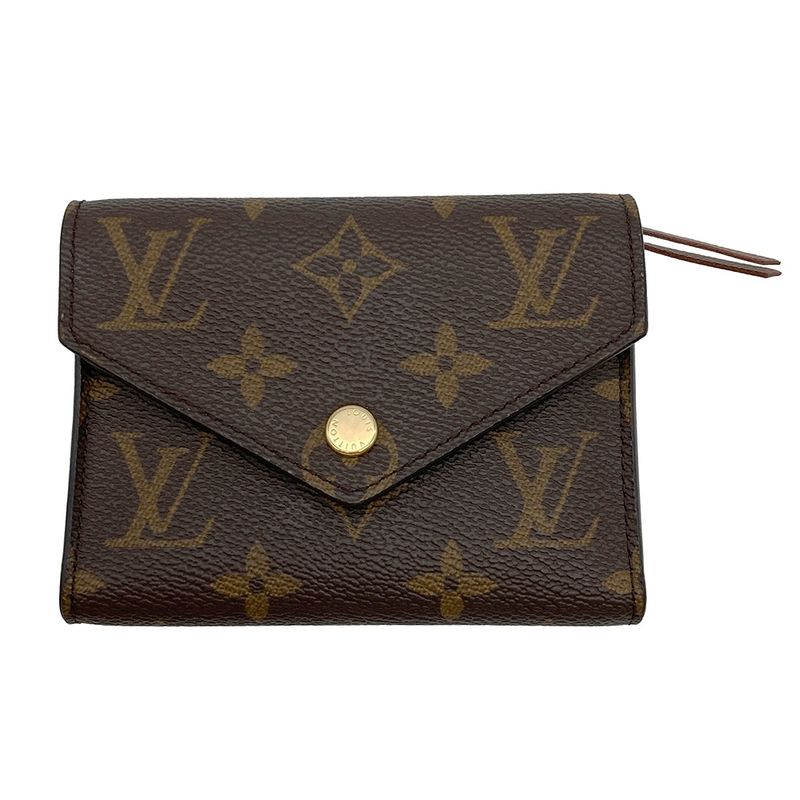 Louis Vuitton Portefeuille Victorine Trifold Wallet Monogram Canvas M62472
