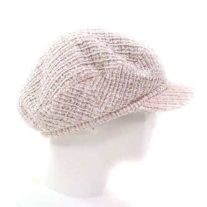 CHANEL 2024 24P Tweed Casket With Coco Mark Hardware Hat Pink L Made In Italy
