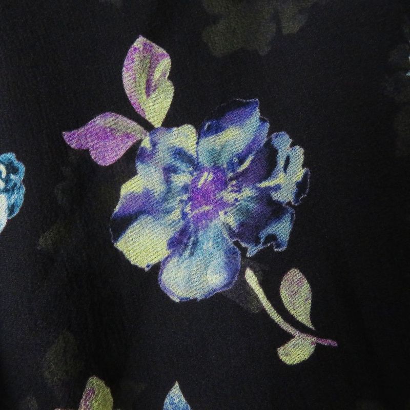 Hermes French Celine 2j368385p Women's Sunburst Pleated Skirt Silk Georgette