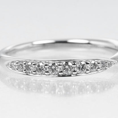 Tiffany & Co Harmony Pt950platinum And Diamonds #6.5 Ladies 2.44g Ring