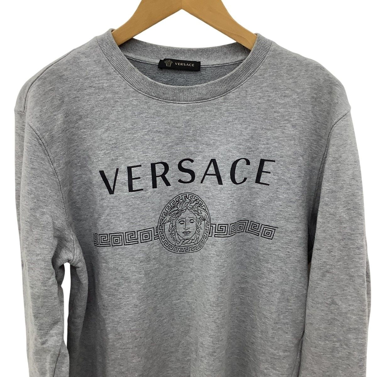 Versace Men's Sweat Trainer Size S Gray