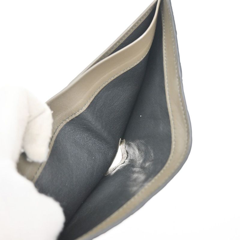 Bottega Veneta Billfold Wallet Gray Blue 60kb004